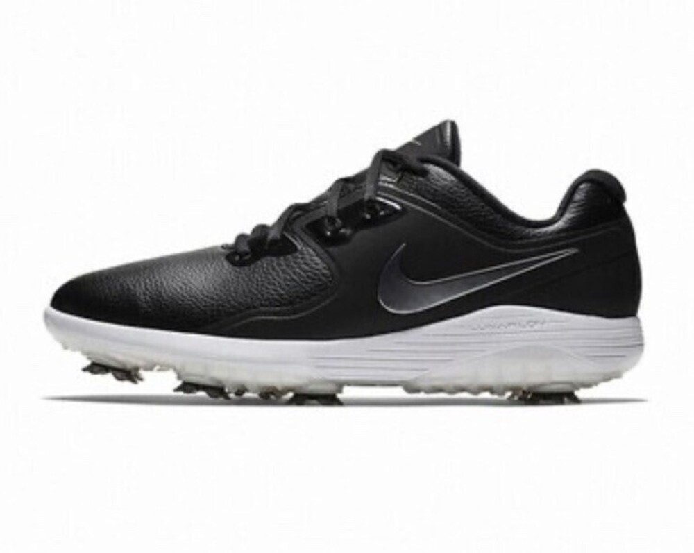 Nike Vapor Pro Black/White Golf Cleat Shoe Mens Size 8W 8 Wide AQ2196 001 New